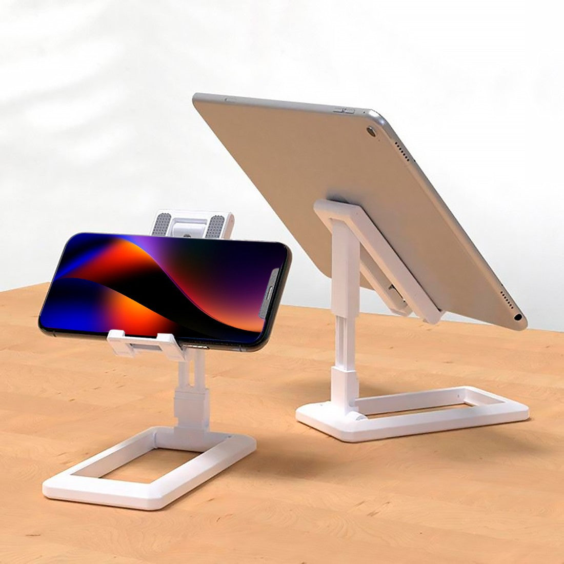 Support de bureau pliable Support universel portable pour téléphone et tablette