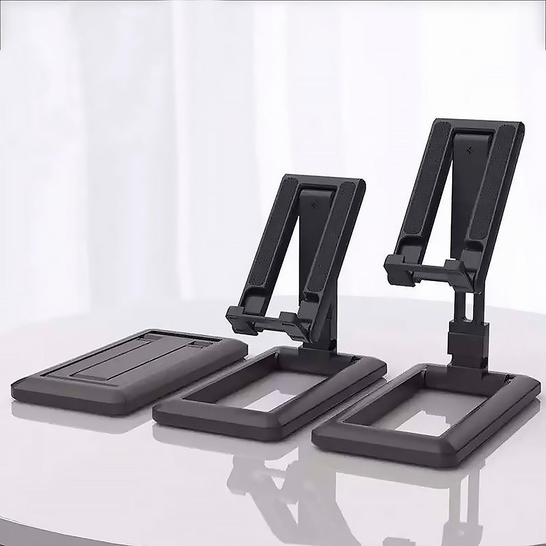 Support de bureau pliable Support universel portable pour téléphone et tablette