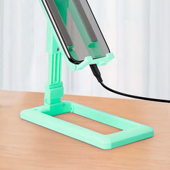 Support de bureau pliable Support universel portable pour téléphone et tablette