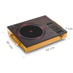 Table cuisson induction électrique portable 2200W avec commandes tactiles LED