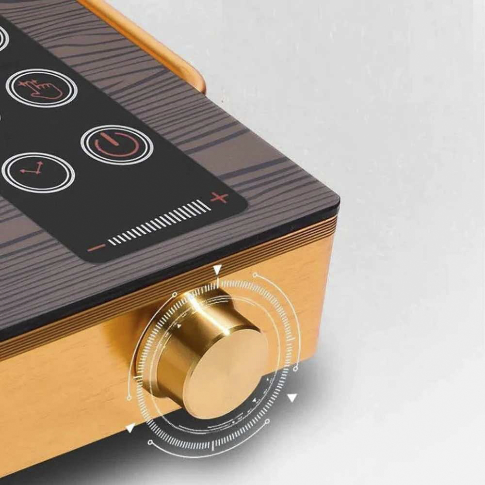 Table cuisson induction électrique portable 2200W avec commandes tactiles LED