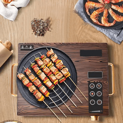 Table cuisson induction électrique portable 2200W avec commandes tactiles LED