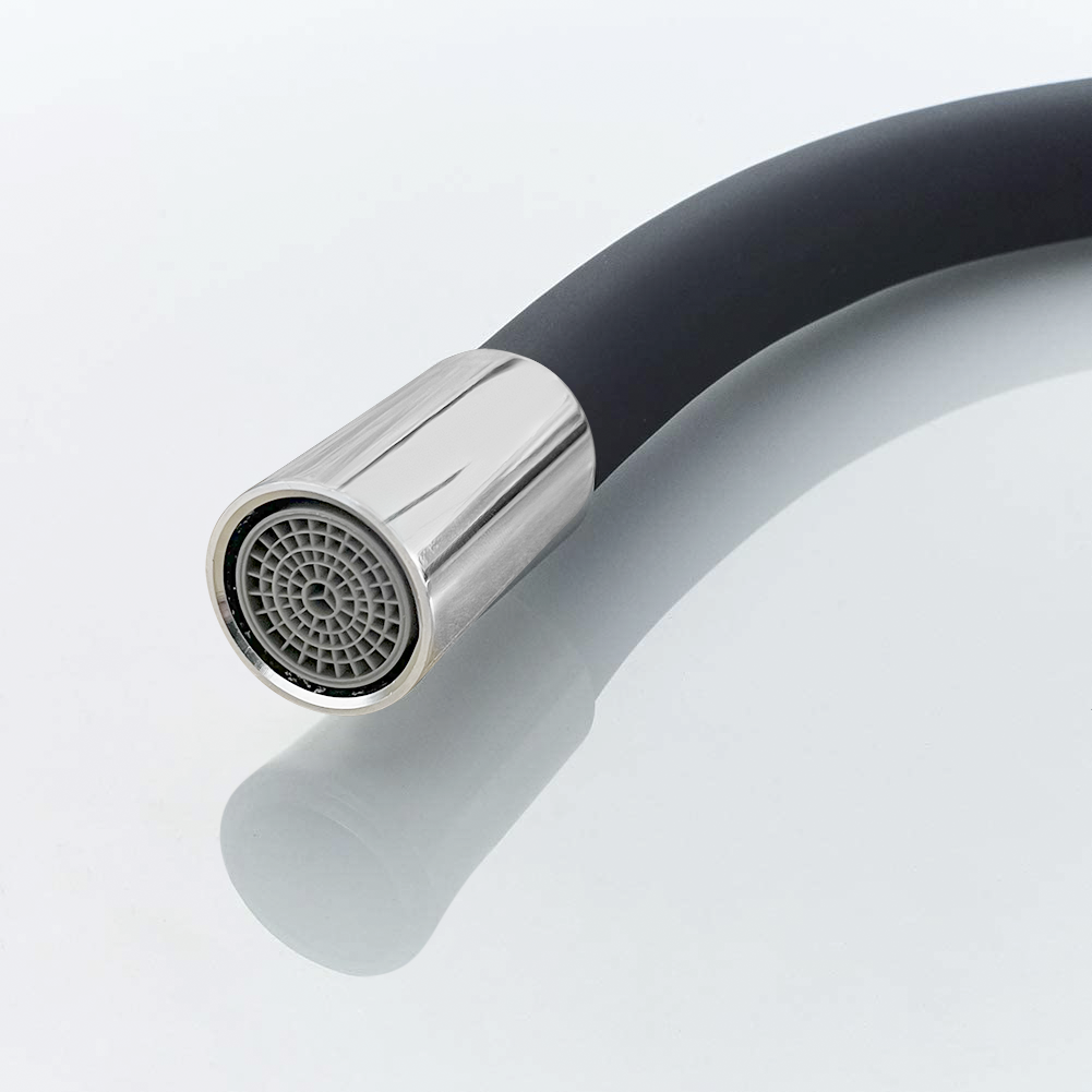 Robinet mitigeur flexible pivotant pour évier de cuisine