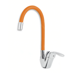 Robinet mitigeur flexible pivotant pour évier de cuisine