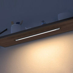 Strip 38 LED lumière chaude placard 48cm détecteur de mouvement rechargeable USB