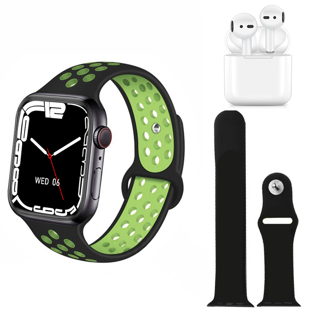 Smartwatch W26 PRO MAX Série 8 avec écouteurs et double sangle de sport Fitness