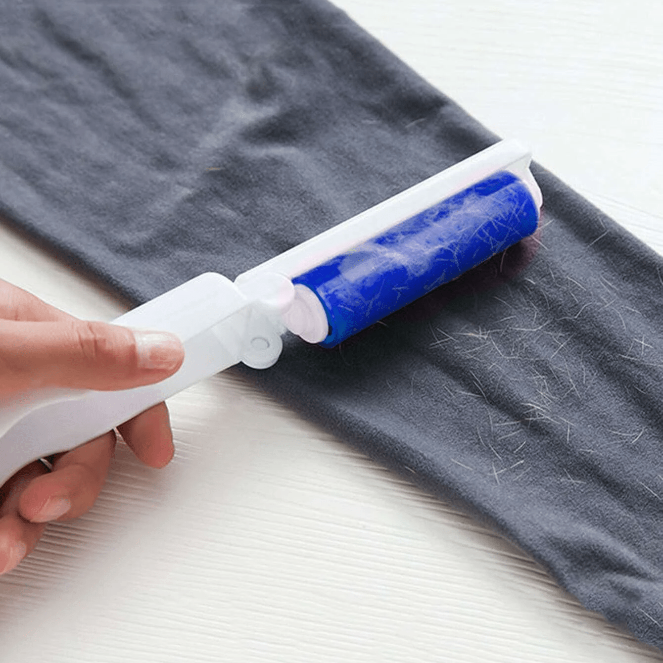 Dissolvant de peluches adhésif viscose réutilisable