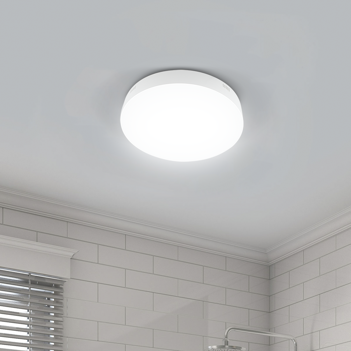 Plafonnier LED Orbita 50W lumière blanche 6000K Applique intérieure ronde mince
