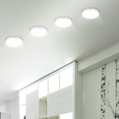 Plafonnier LED orbital 12W lumière blanche 6000K applique murale mince ronde