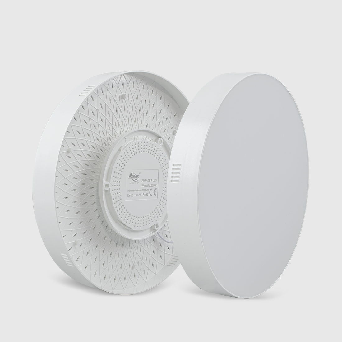 Plafonnier LED orbital 32W lumière blanche 6000K Applique ronde mince
