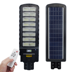508255 Lampadaire charge solaire 800W détecteur de mouvement et télécommande