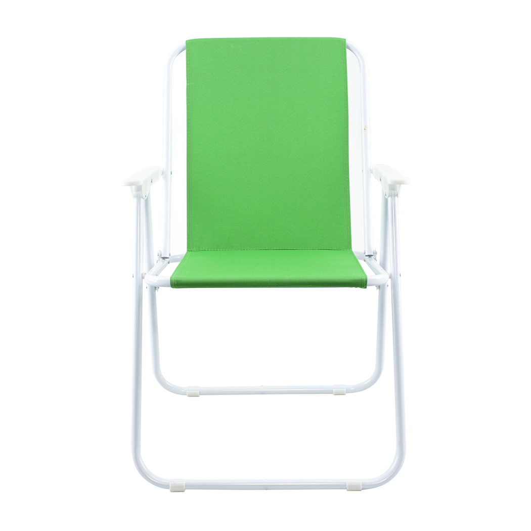 Chaise de jardin pliante en acier Sea Beach Relax pour le camping