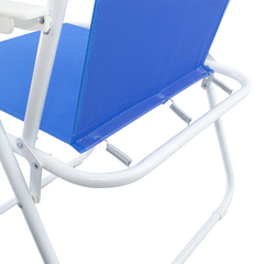 Chaise de jardin pliante en acier Sea Beach Relax pour le camping