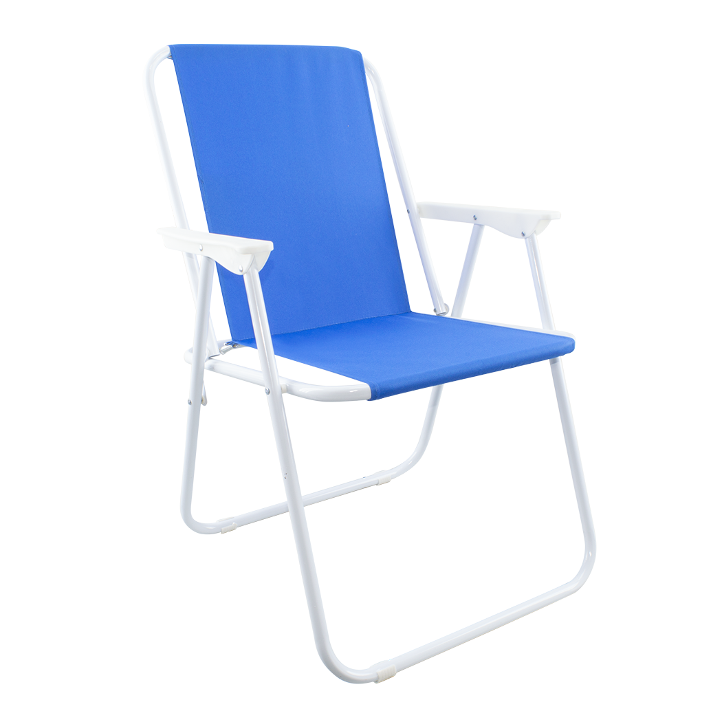 Chaise de jardin pliante en acier Sea Beach Relax pour le camping