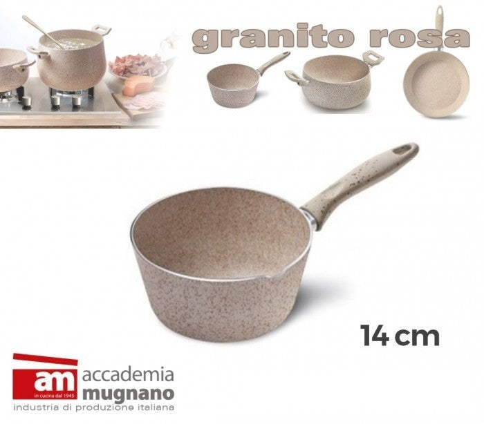 Casserole diam 14cm effet pierre antiadherente - REVÊTEMENT DIAMOND TECH