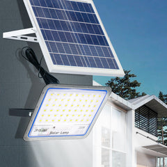 Lampe Panneau Solaire Phare LED 200W 89398 Crépuscule avec Télécommande IP66