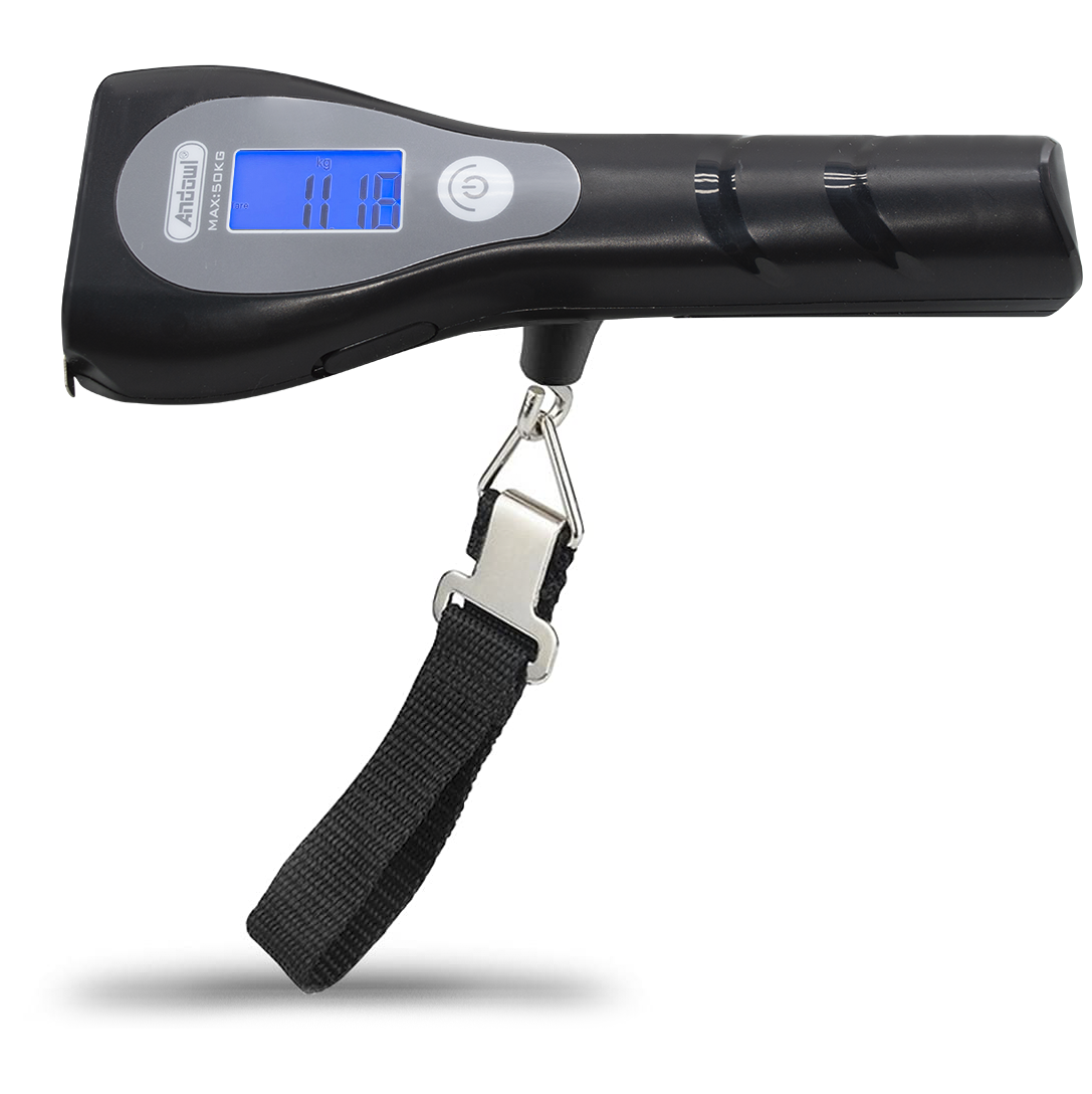 Pèse-bagage numérique portable avec lampe de poche mètre Max 50 kg