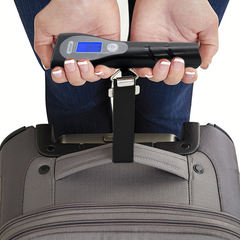 Pèse-bagage numérique portable avec lampe de poche mètre Max 50 kg