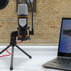 Kit microphone à condensateur pour PC avec filtre anti-pop de carte son trépied
