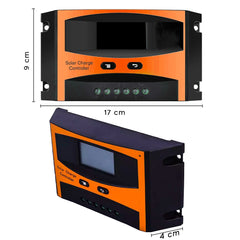 Contrôleur charge de panneau solaire 30A Fusible PWM Surveillance avec affichage