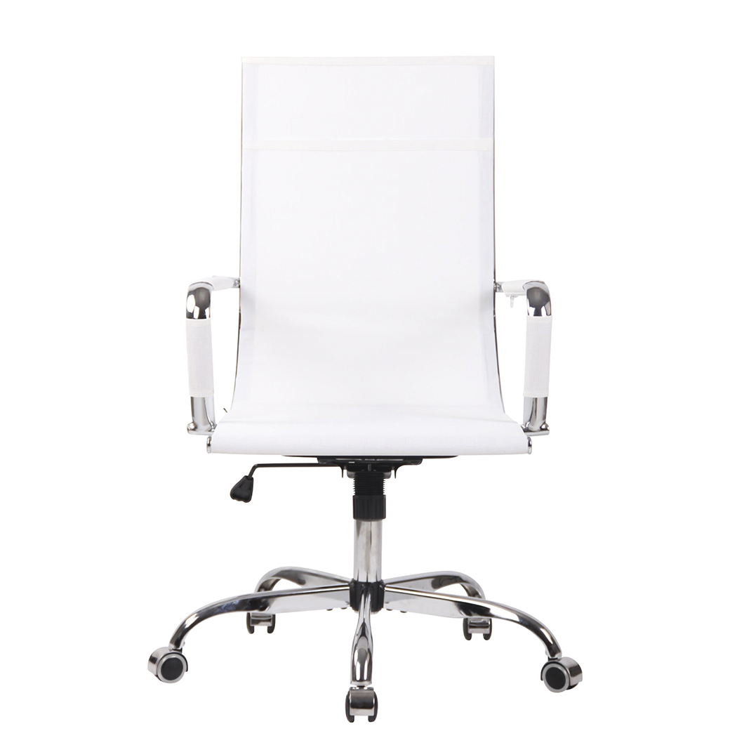 Chaise de bureau en maille à dossier haut RENZO avec accoudoirs