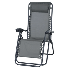 485323 Chaise-longue inclinable GRIGIO EVERTOP GRAVITà ZERO