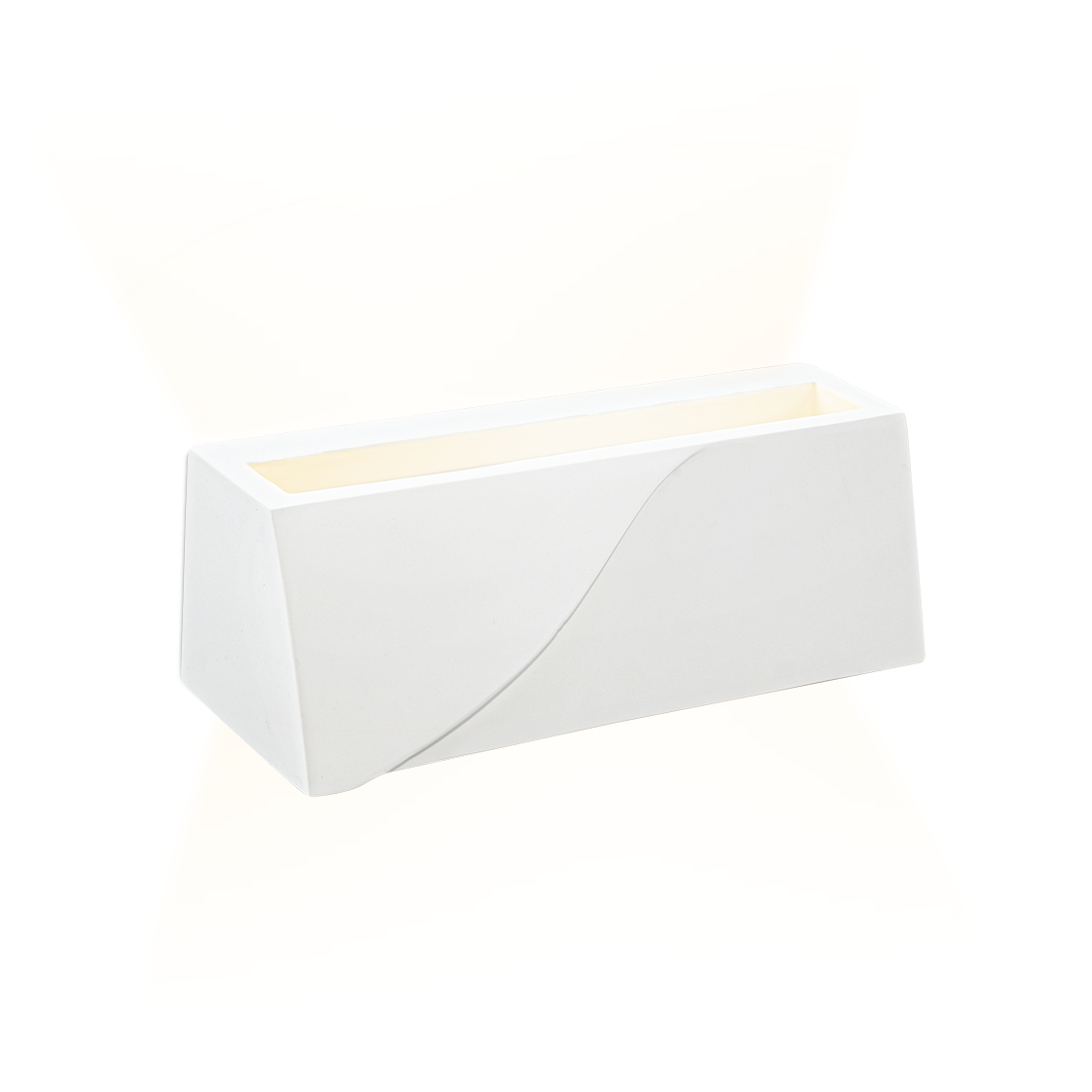 Applique murale en plâtre GS-5045 G9 support mural Double émission lumineuse