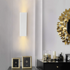 Applique murale en plâtre GS-5038 Montage mural GU10 Double émission lumineuse