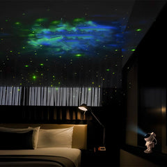 Projecteur LED astronaute étoiles et galaxies avec télécommande Enfants
