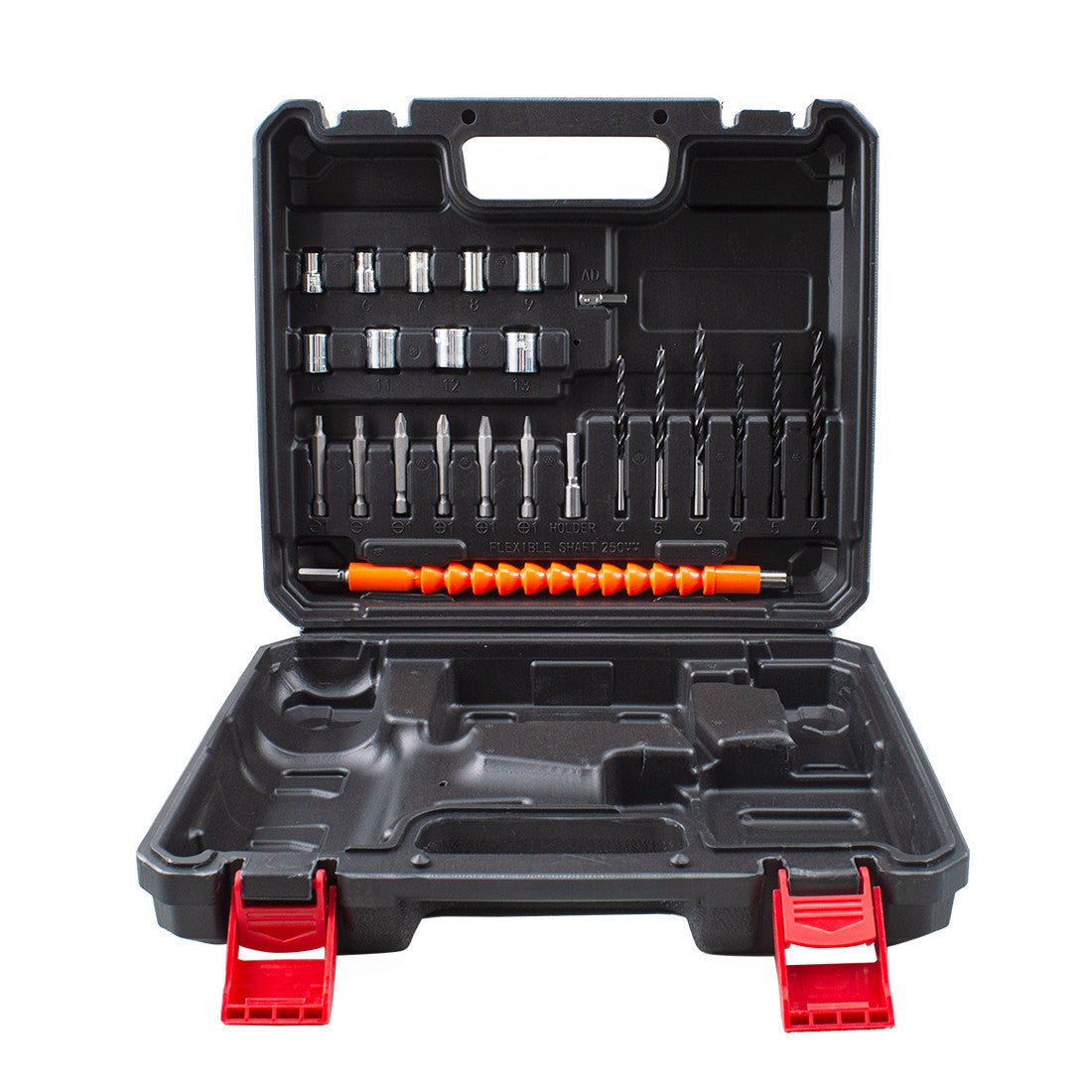 Perceuse sans fil à double batterie 21V Accessoires Vitesse 0-400rpm