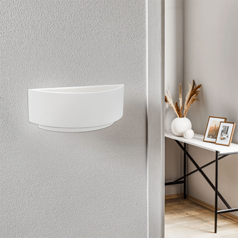Applique murale en plâtre GS-5040 Applique murale LED double émission G9 Attack