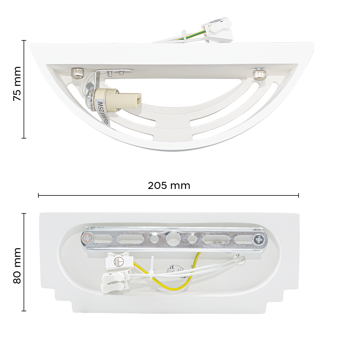 Applique murale en plâtre G9 Attack Applique GS-5041 murale LED double émission