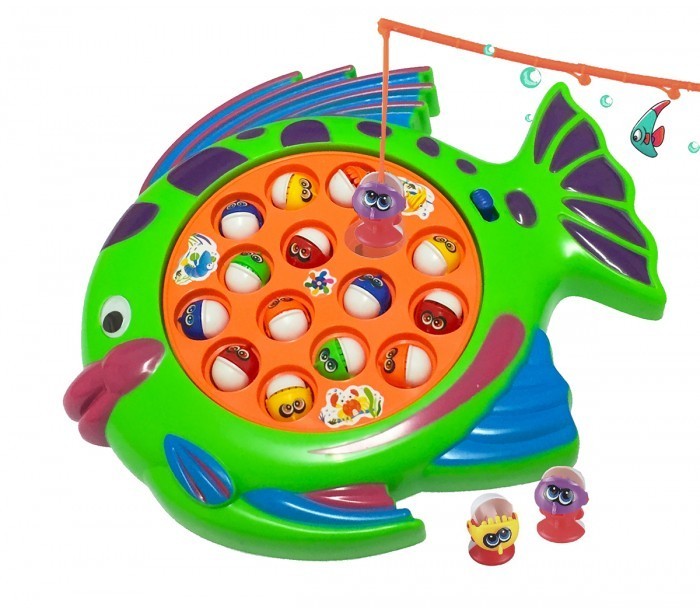 Jeu - Pêche le petit étang à poissons avec 15 poissons et effet sonore - 366438