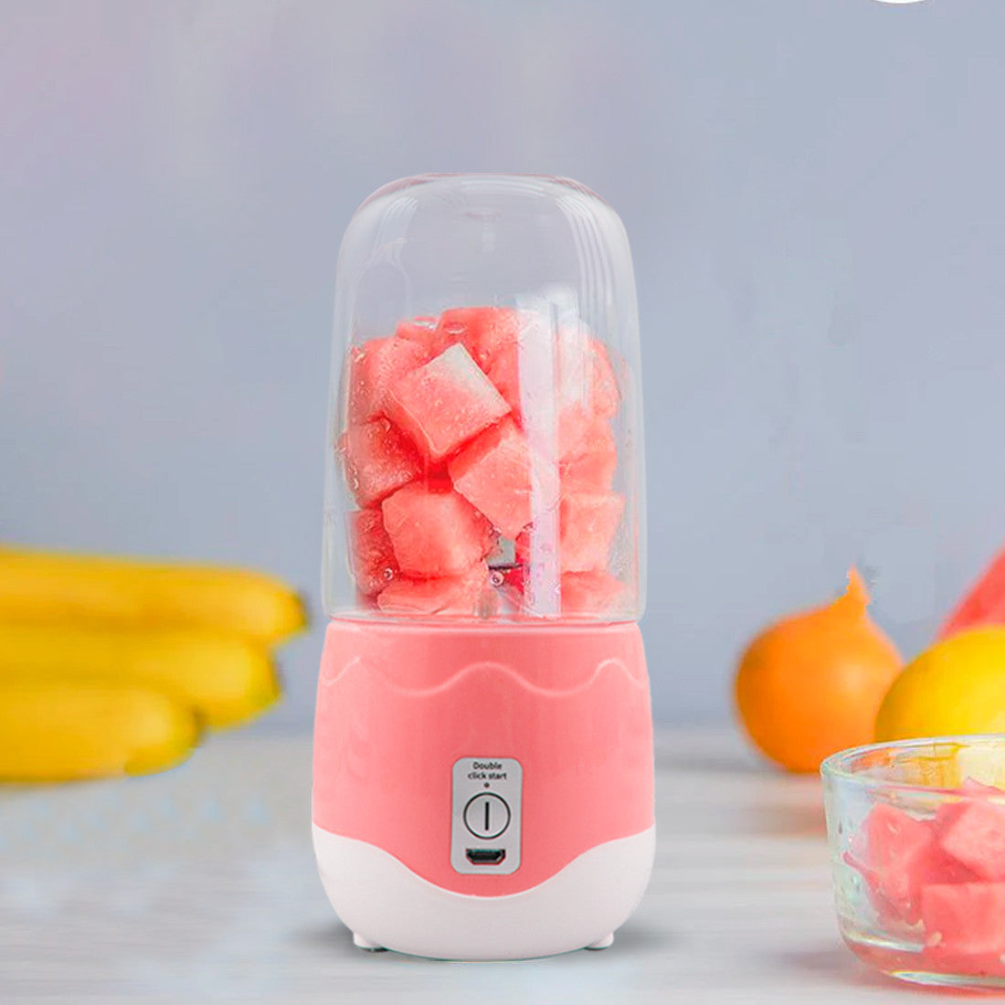Extracteur presse-agrumes électrique mini mélangeur portable rechargeable 400ml