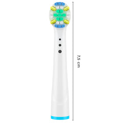 Tête rechange 4pcs brosse à dents électrique compatible nettoyage interdentaire