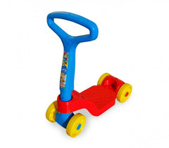 Trottinette 4 roues pliable pour les enfants avec poignée inclinable 114657