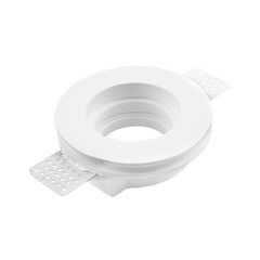 Douille en plâtre rétractable GS-5009 Round White Encastré GU10 Attack