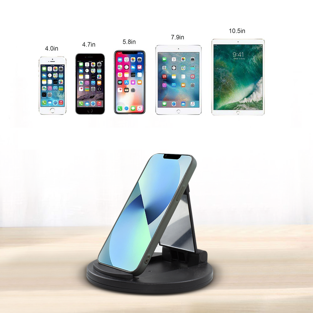 Support de table pliante téléphone portable miroir de voyage téléphone Tablet