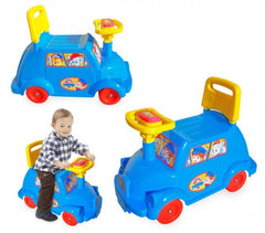 Trotteur Charlie en forme de camion -klaxon et dossier haut 53x40x30 cm 112929