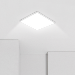 Plafonnier LED 12W Lumière blanche 6000K Lampe carrée d'intérieur