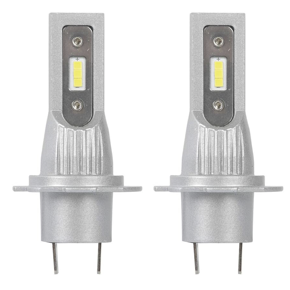 Lot de 2 ampoules LED M9 H7 pour voiture et moto, 1500LM 16W, lumière blanche