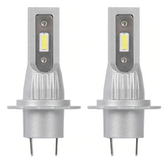 Lot de 2 ampoules LED M9 H7 pour voiture et moto, 1500LM 16W, lumière blanche