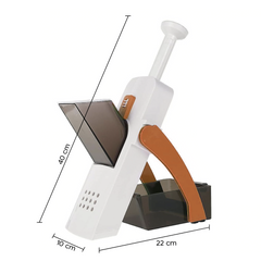Mandoline cuisine Trancheuse pommes terre lame en acier multifonctions manuelles