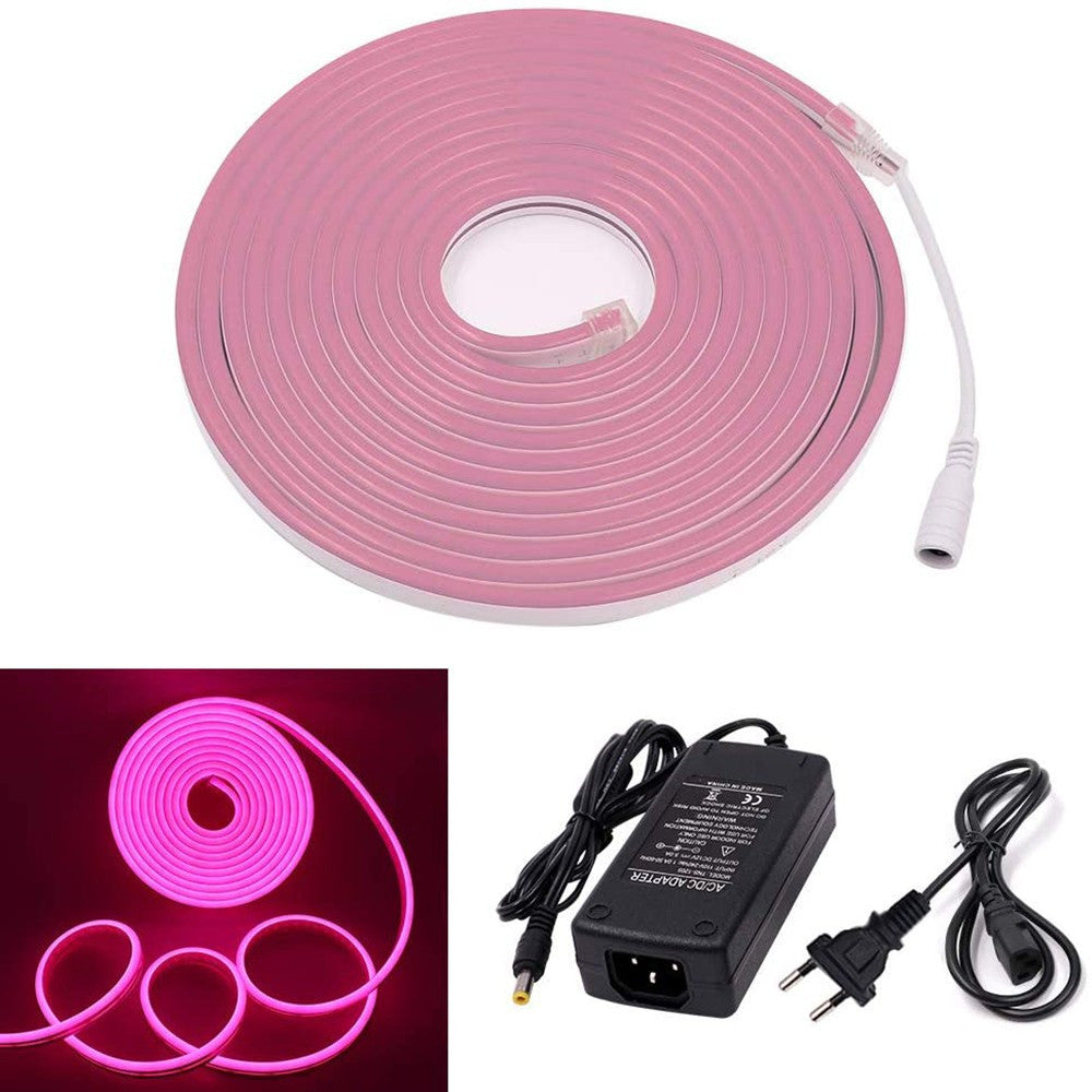 Bande LED néon flexible 5m avec 120 lumières LED pour intérieur et extérieur