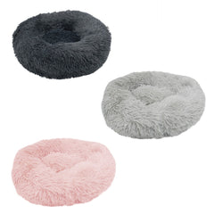 Maison coussin pour chien et chat doux chaud 40 cm Texture en 5 couleurs