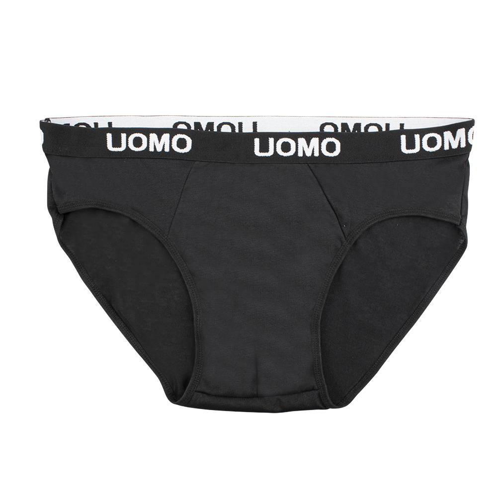 Slips pour hommes B-0021 mod. NIKI coton uni avec bande élastique