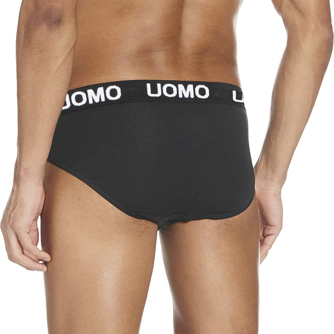 Slips pour hommes B-0021 mod. NIKI coton uni avec bande élastique