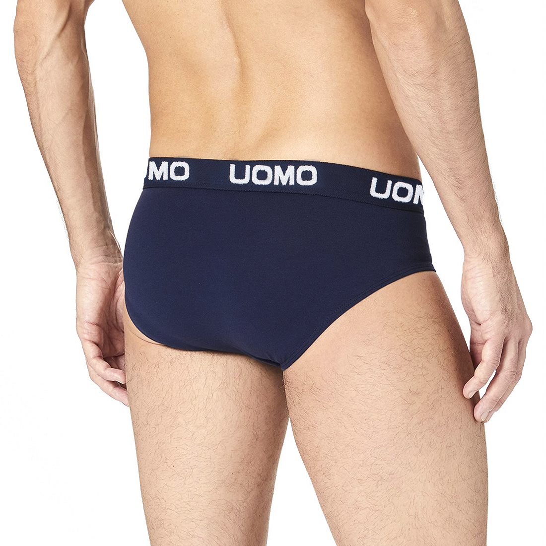 Slips pour hommes B-0021 mod. NIKI coton uni avec bande élastique