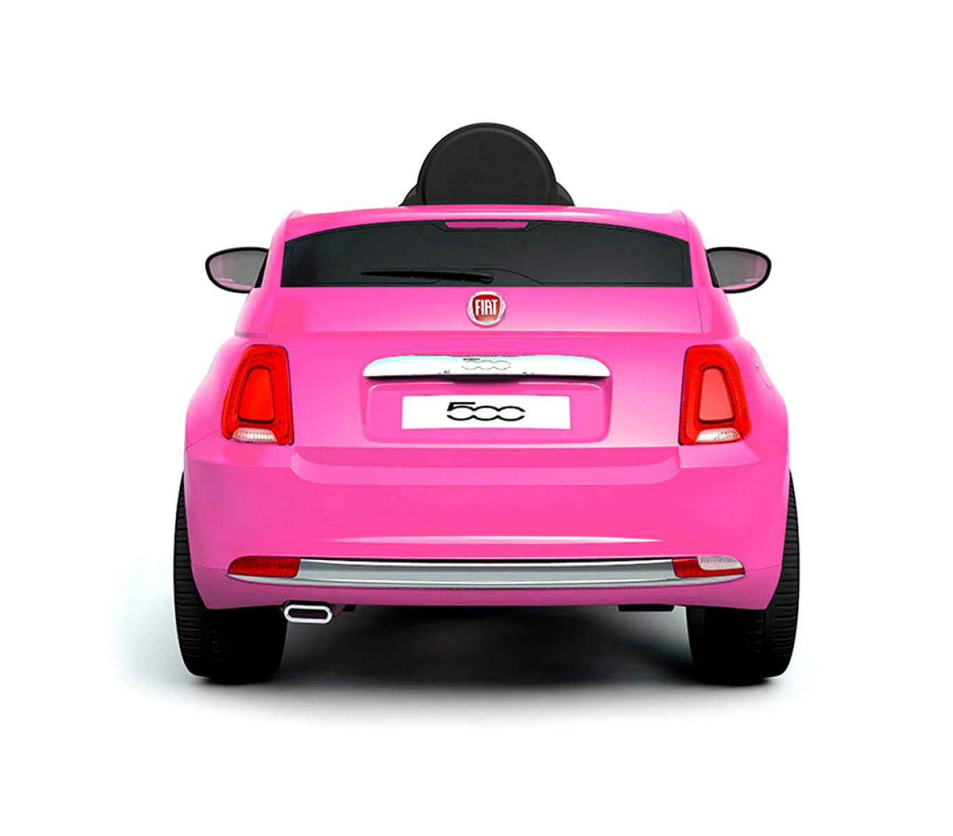 B90106 Voiture électrique pour enfants FIAT 500C siège en cuir 12V télécommandée