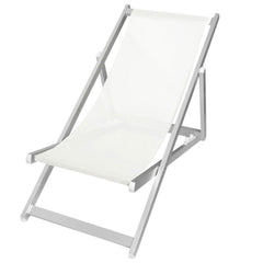 transat pliant 3 positions aluminium modèle SOVERATO en textilène